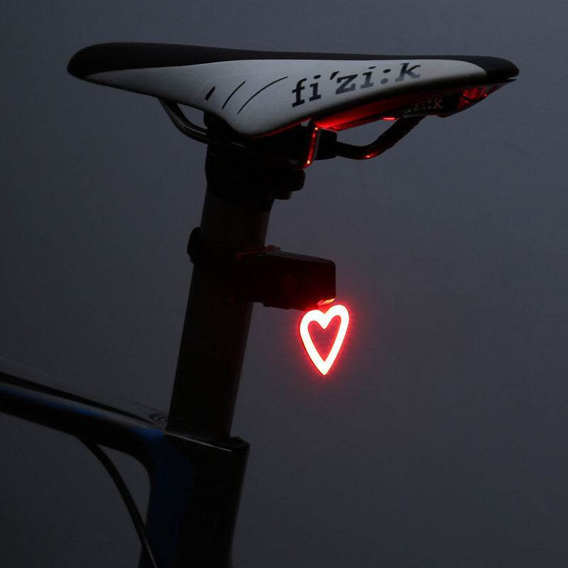 Bicycle Heart Taillight