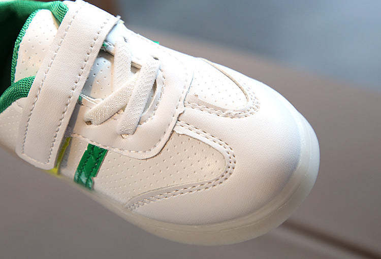 White LED Toddler Sneakers