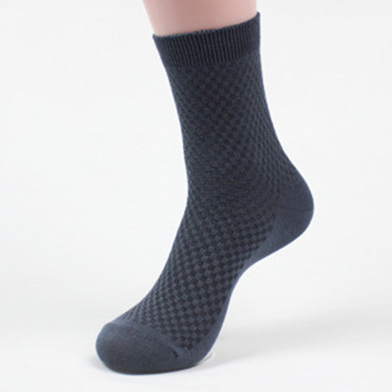 Men's B&B Check Bamboo Socks