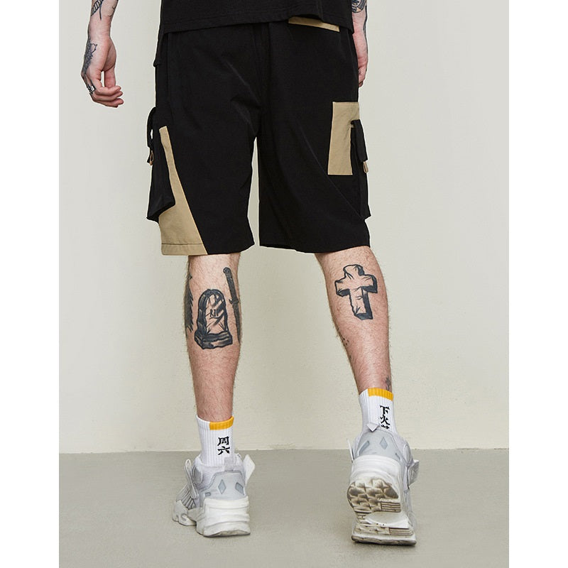 Men's Loose Two Tone Cargo Shorts CJ Dropshipping Two Tone Shorts