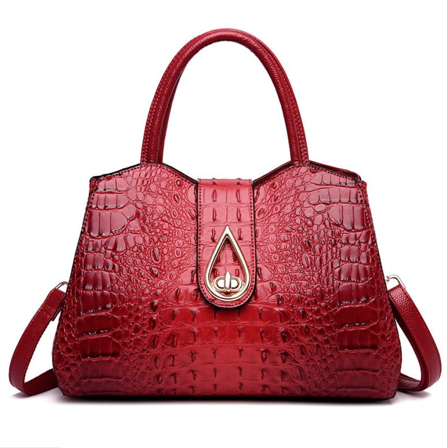 Croc Look Crossbody Bag