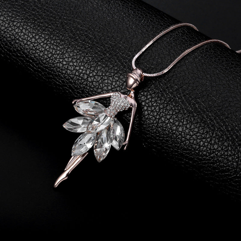 Crystal Ballerina Necklace