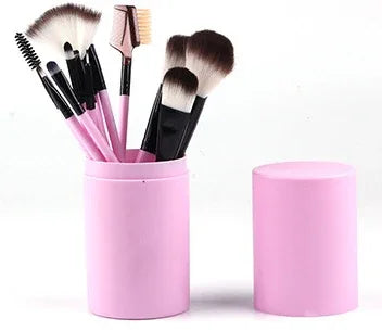 12pcs Makeup Brush Set Pink Q12pc Bazaare Mart Makeup Brushes
