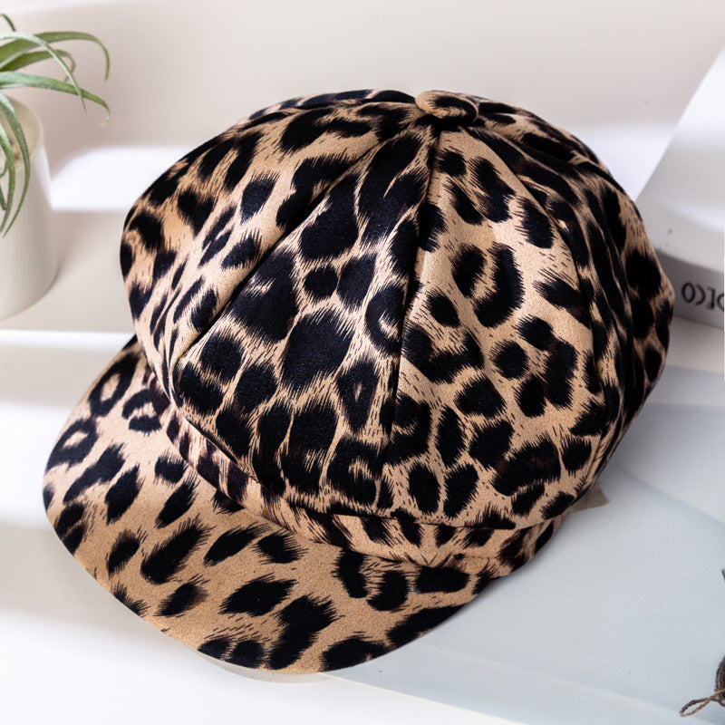 Women's Leopard Print Cap