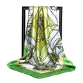 Women's Retro Scarves Green Bazaare Mart Scarf