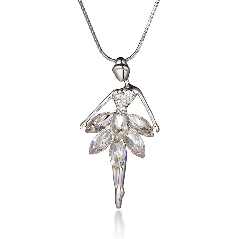 Crystal Ballerina Necklace