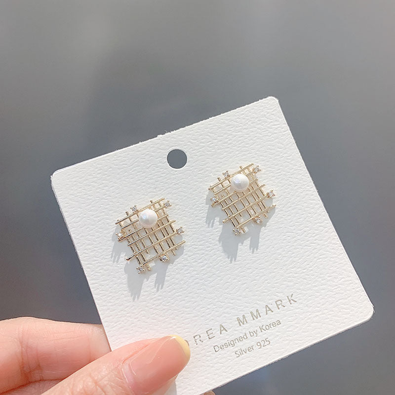 Personality Tassel and Stud Earrings