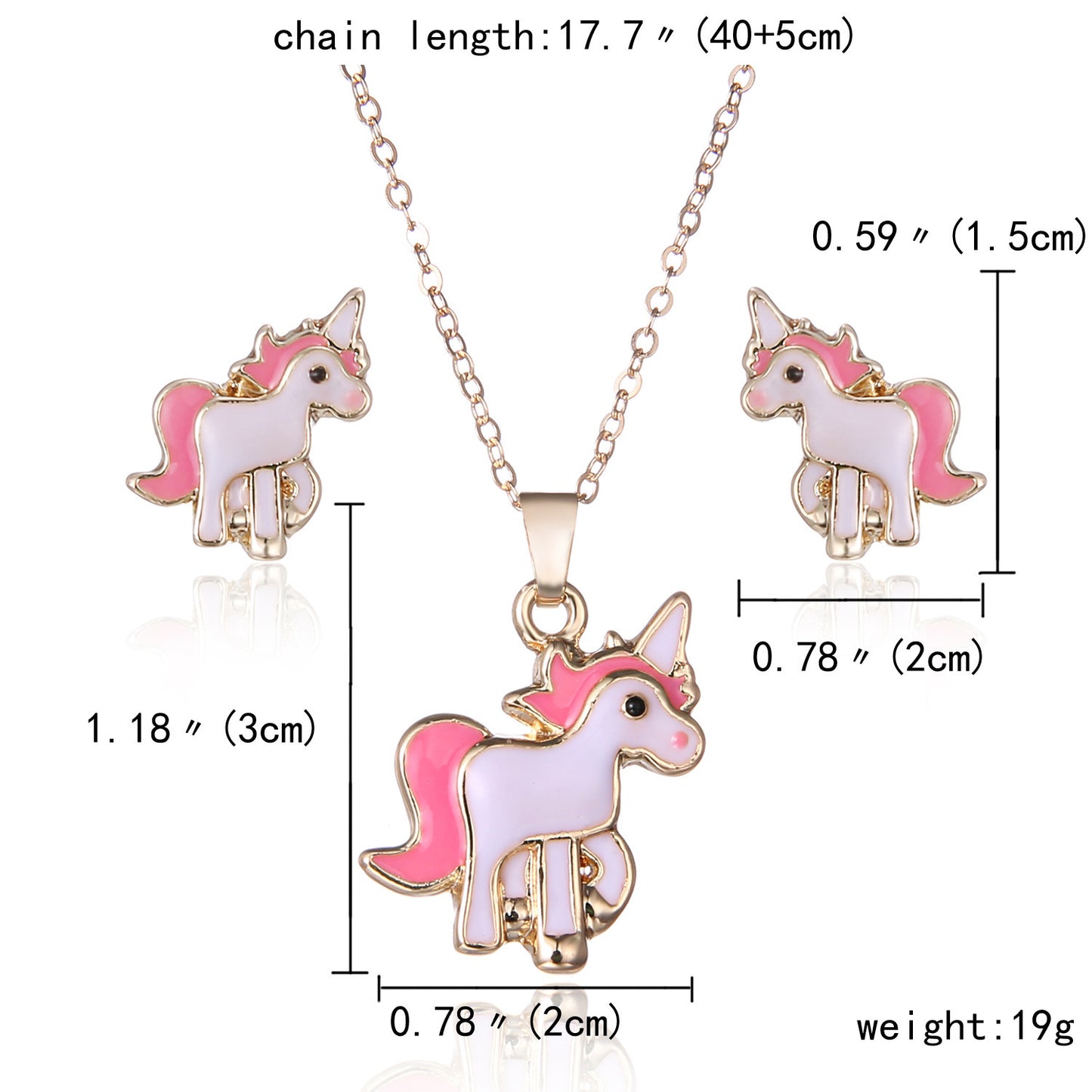 Unicorn Jewelry Set