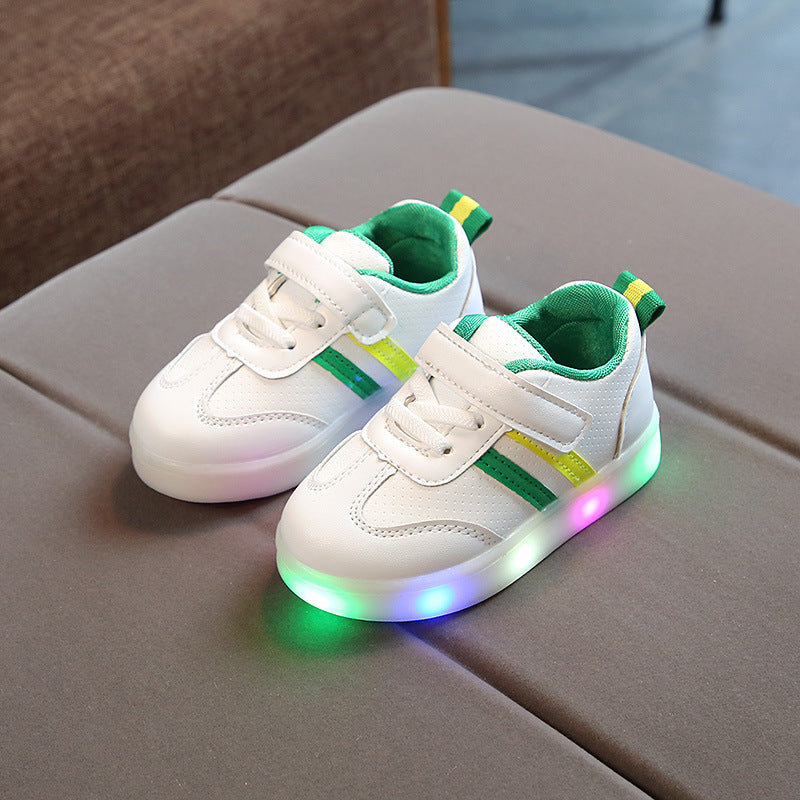 White LED Toddler Sneakers