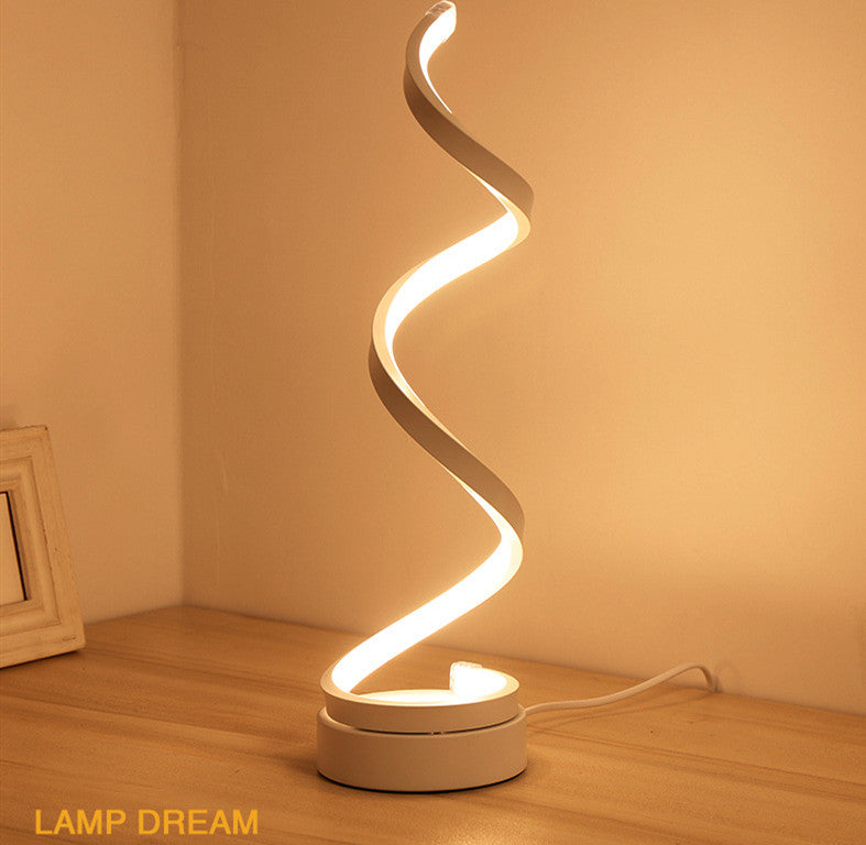 Twisted LED Table Lamp