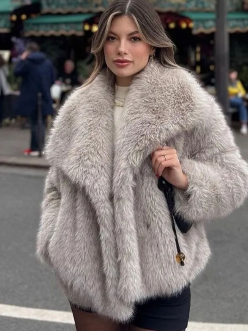 Winter Faux Fur Coat