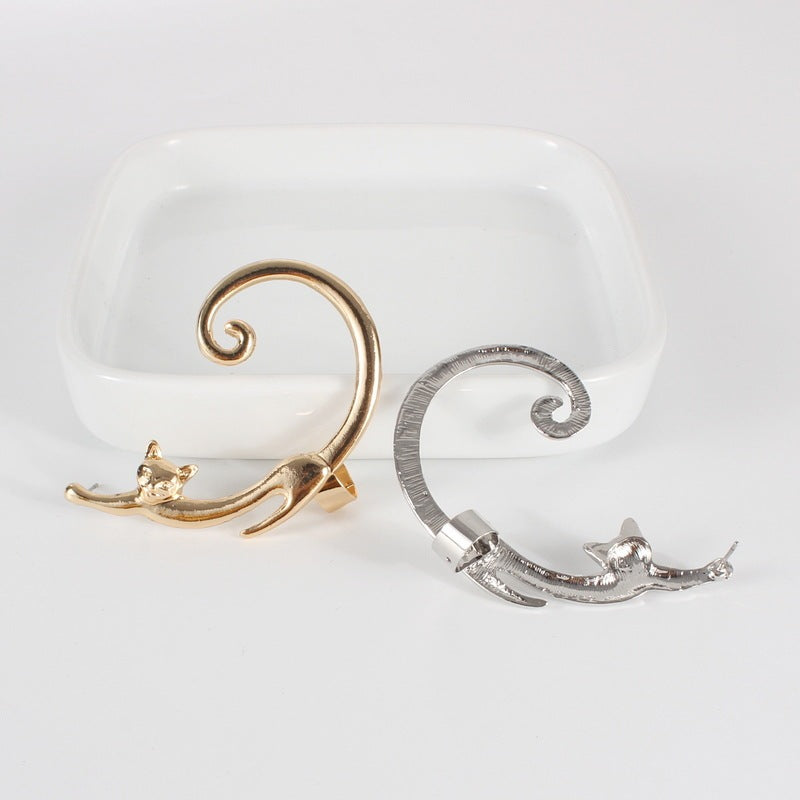 Cat Post with Ear Cuff Ear Wrap