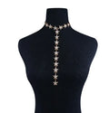 Star Log Tie Choker Gold Bazaare Mart Long Star Choker