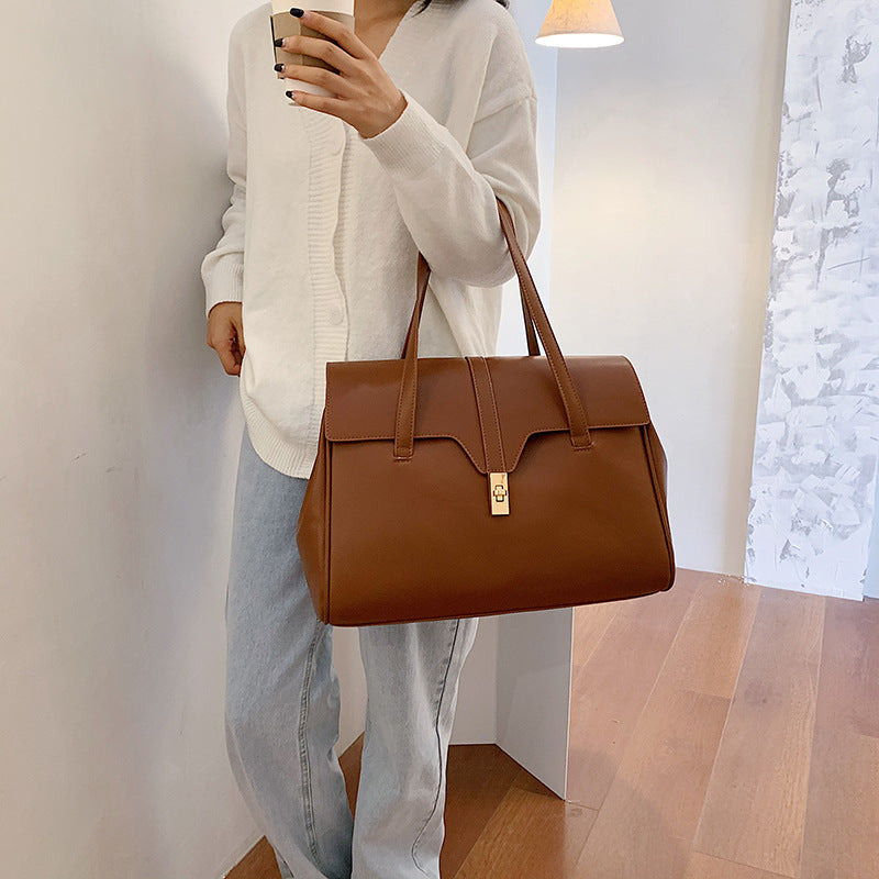 Large Capacity PU Leather Handbag