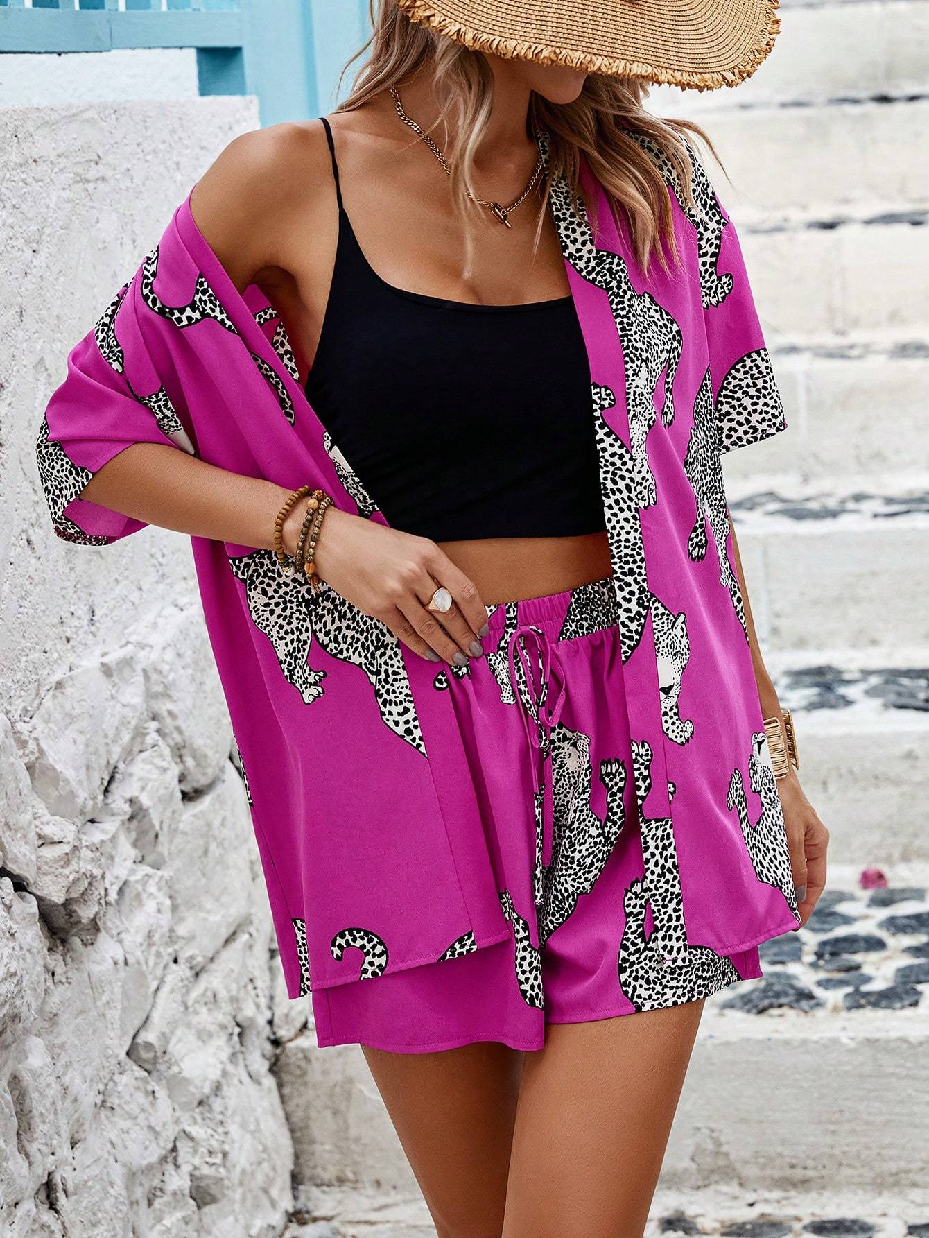 Kimono Shorts Set