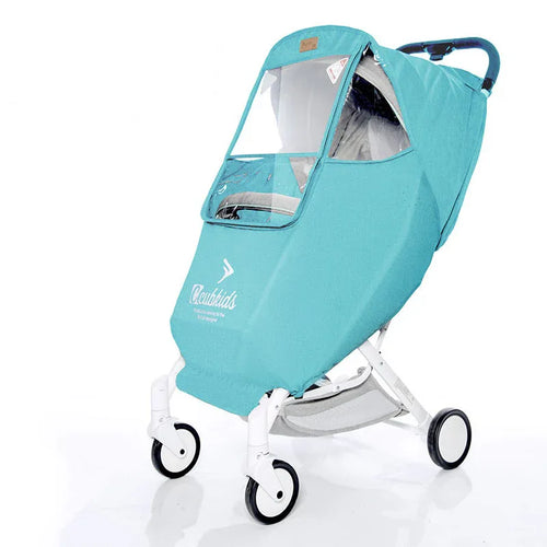 Baby Stroller Rain Cover Sky blue Bazaare Mart Stroller Rain Cover