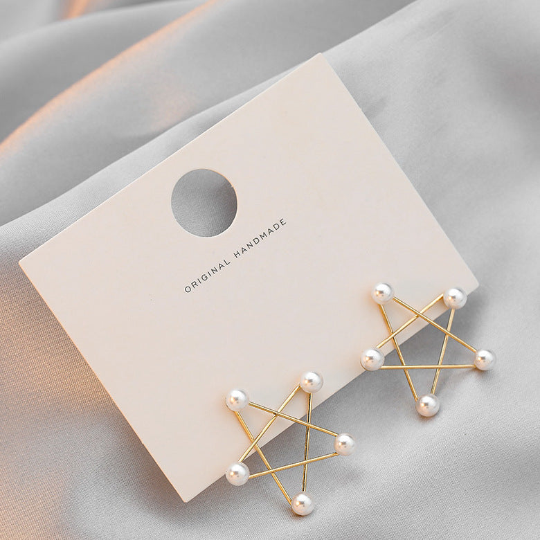 Personality Tassel and Stud Earrings