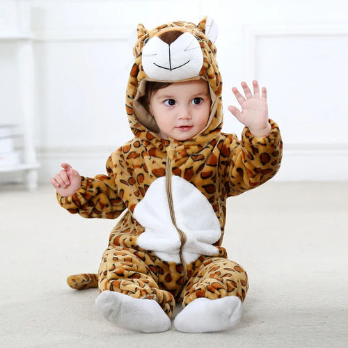 Baby Animal Rompers Winter-Autumn Clothes Leopard Bazaare Mart Baby & Toddler