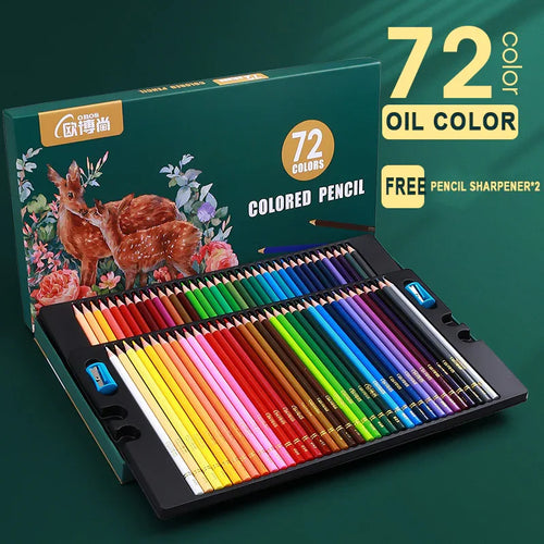Artist Pencil Sets Oiliness 72PCS Bazaare Mart Art Supply