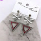 Trendy Hypoallergenic Stars & Hearts Earrings 4 Bazaare Mart Cute Puff Trend Earrings