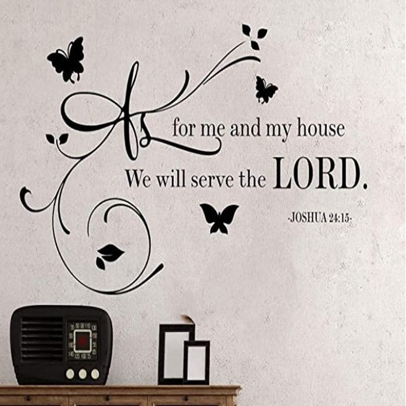 Joshua 24:15 Wall Sticker - Bazaare Mart