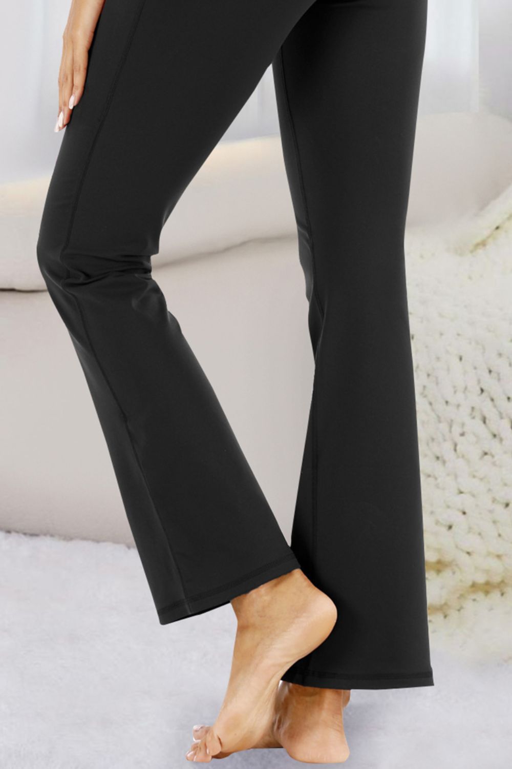 Boot Cut Leggings with Pockets