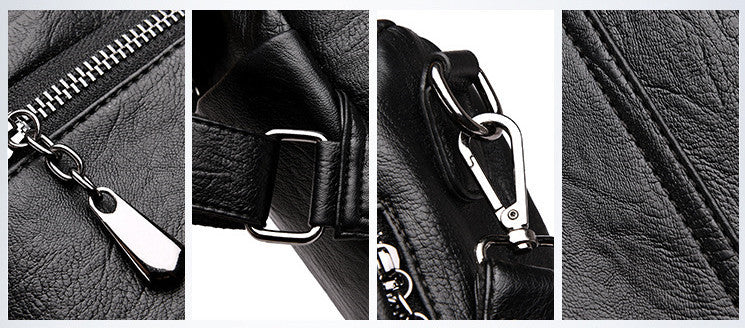 Leather Anti-theft Multifunctional Backpack