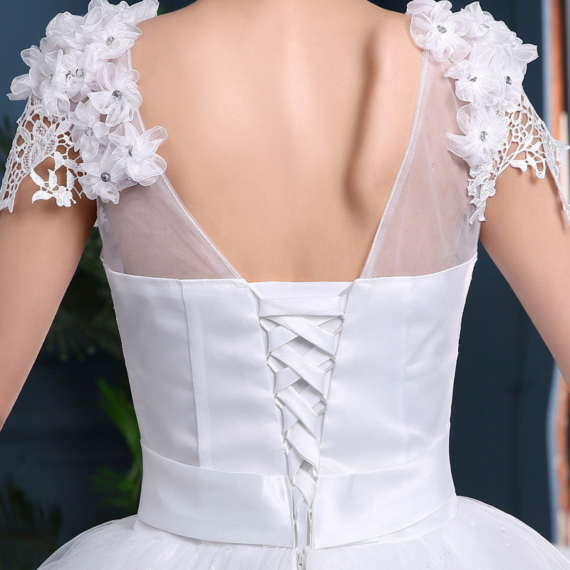 Formal Floral Lace Wedding Gown