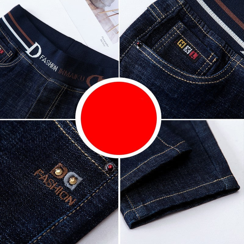 Fall And Winter Stretch High-Rise Skinny Jeans