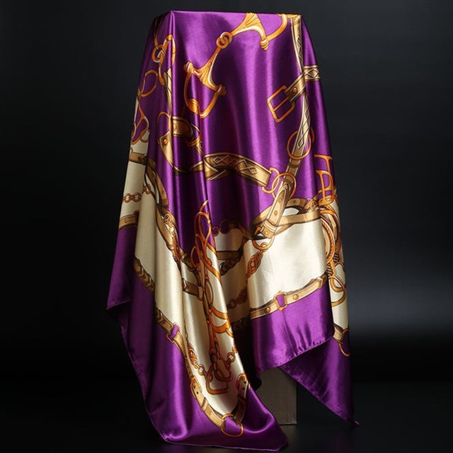 Summer Satin Scarf Shawl
