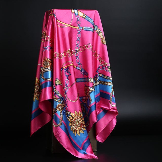 Summer Satin Scarf Shawl