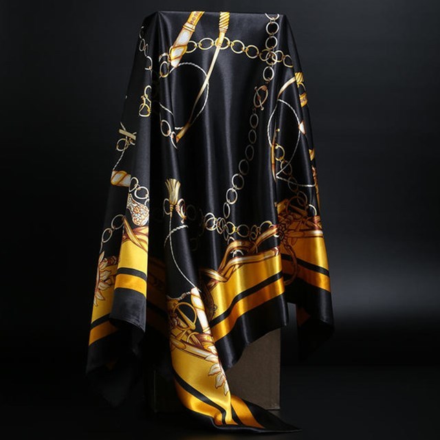 Summer Satin Scarf Shawl