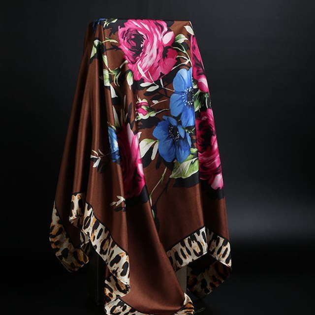 Summer Satin Scarf Shawl