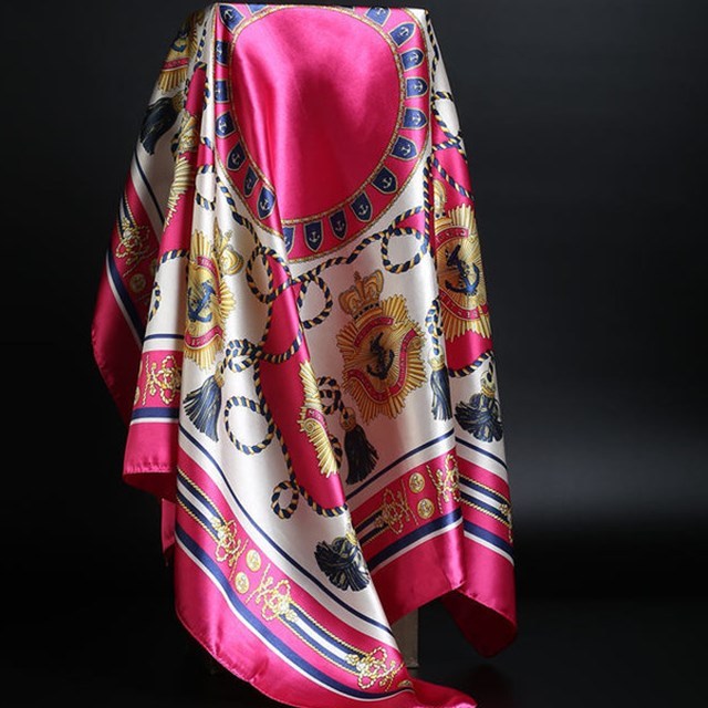 Summer Satin Scarf Shawl