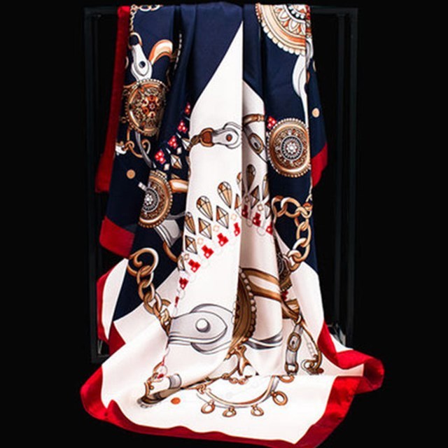 Summer Satin Scarf Shawl