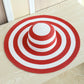 Striped Beach Hat Red Bazaare Mart Striped Beach Hat