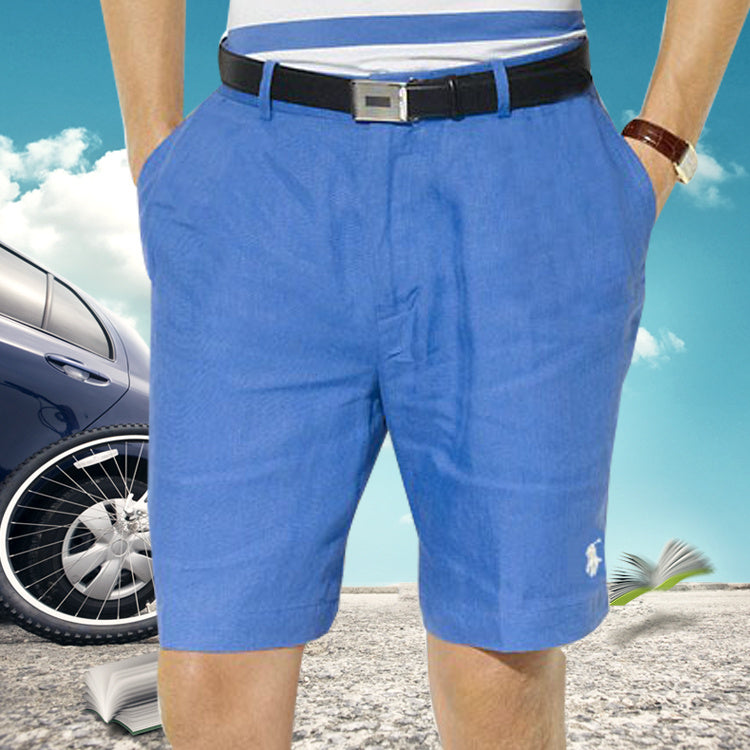 Men's Blue Polo Shorts 