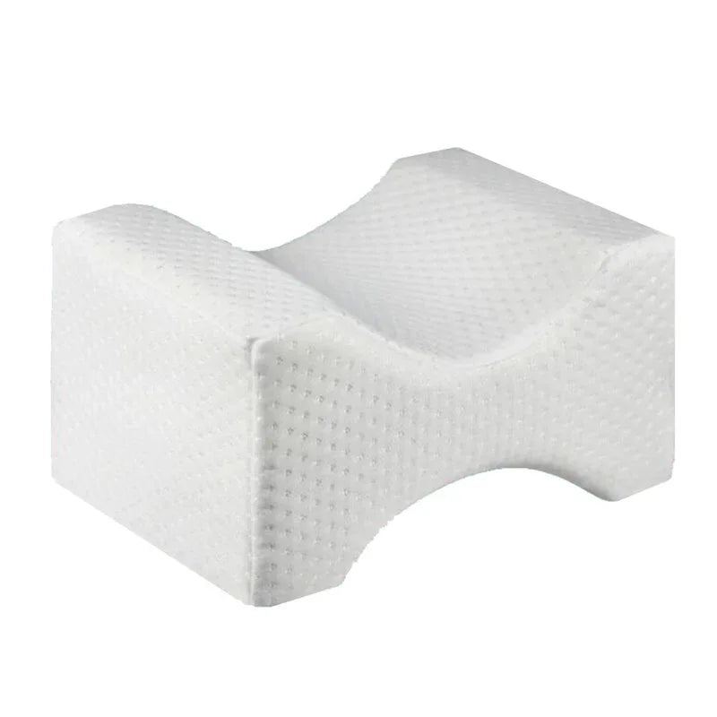 Memory Foam Leg Pillow White Bazaare Mart Knee Support Pillow
