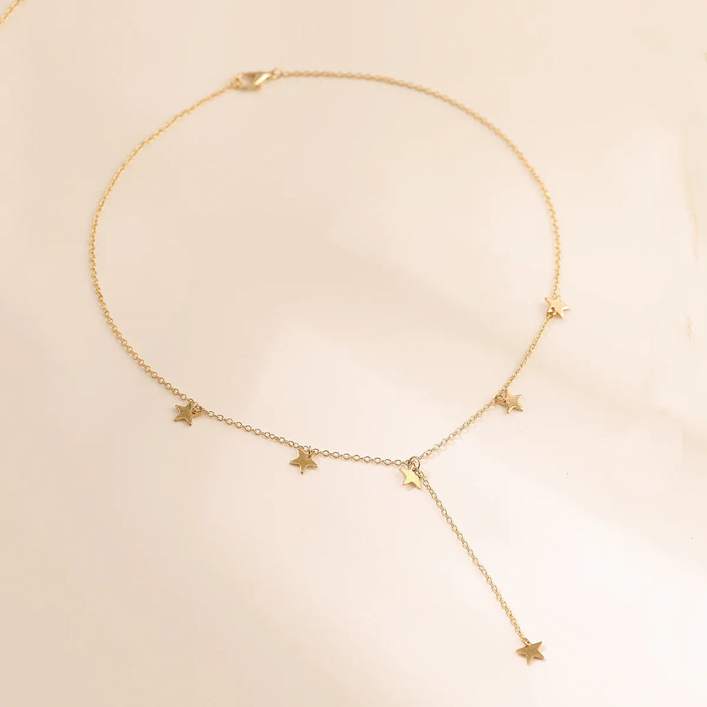 Stainless Steel Tassel Star Necklace - Bazaare Mart