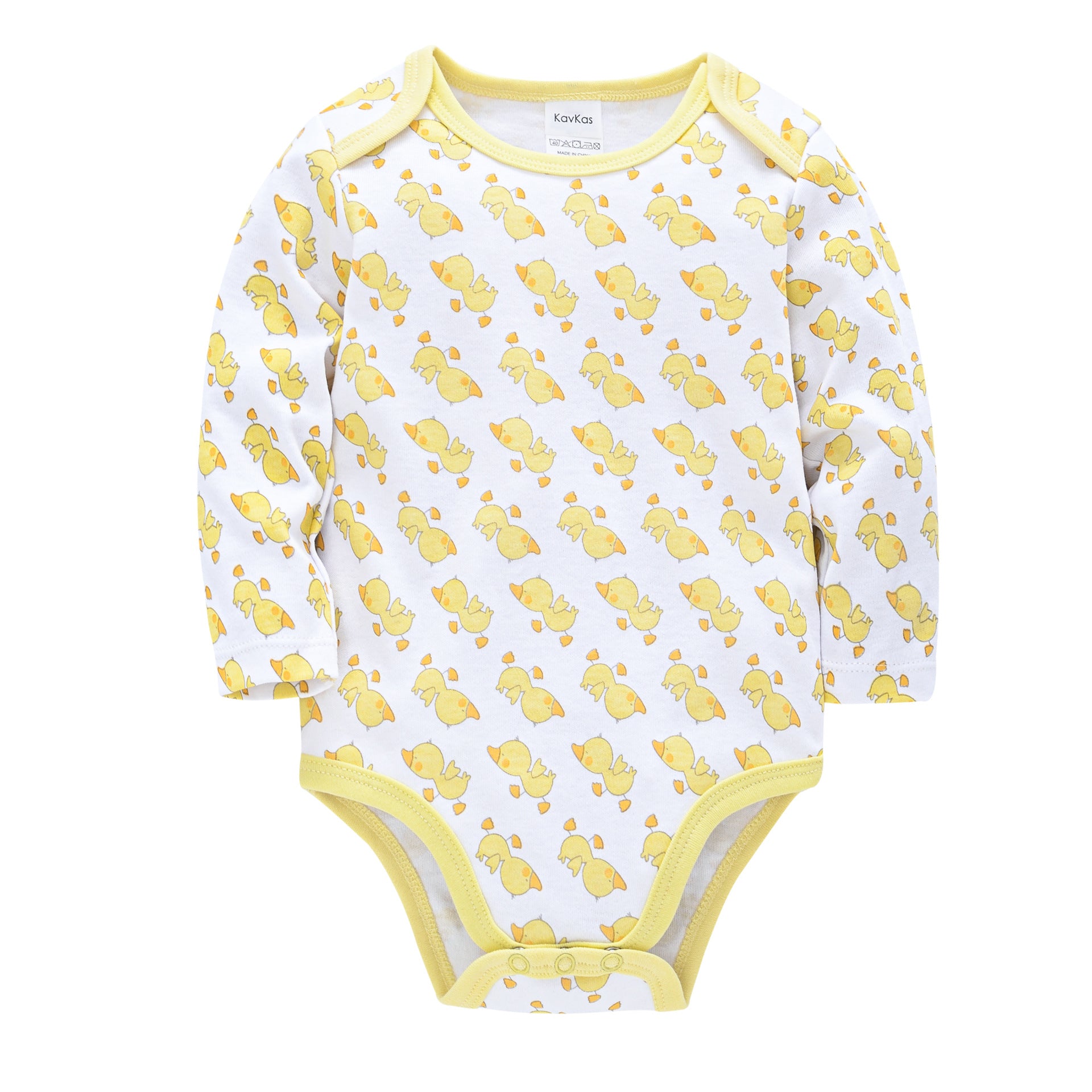 Yellow Duck Long Sleeve Onesie