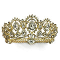 Rhinestone Wedding Crown Gold Bazaare Mart Bride Crown