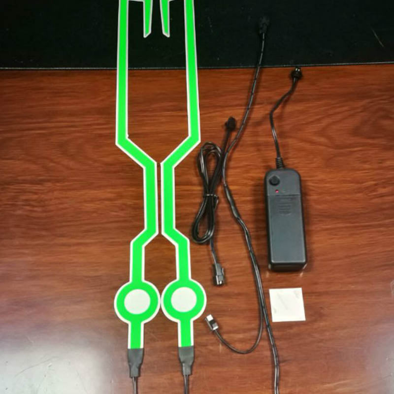 Green Motorcycle Helmet Light 