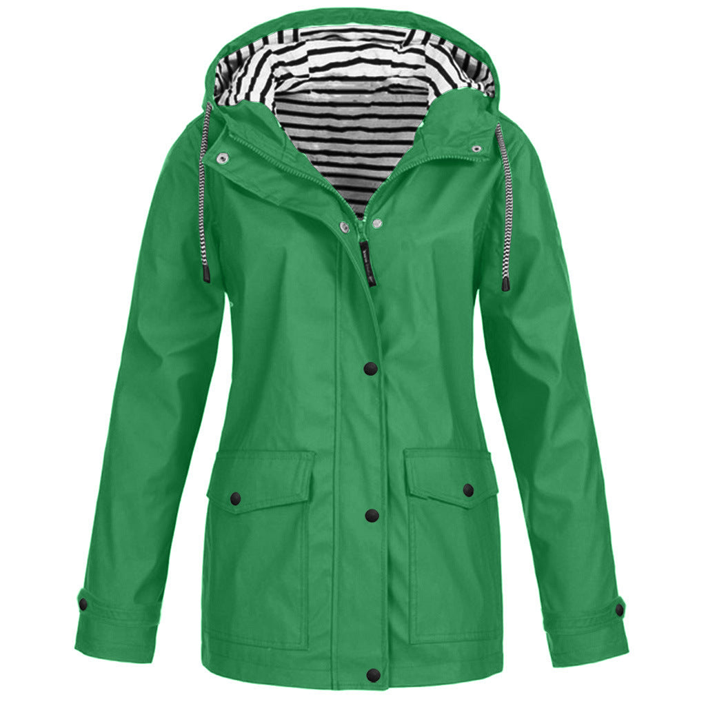 Green Rain Jacket