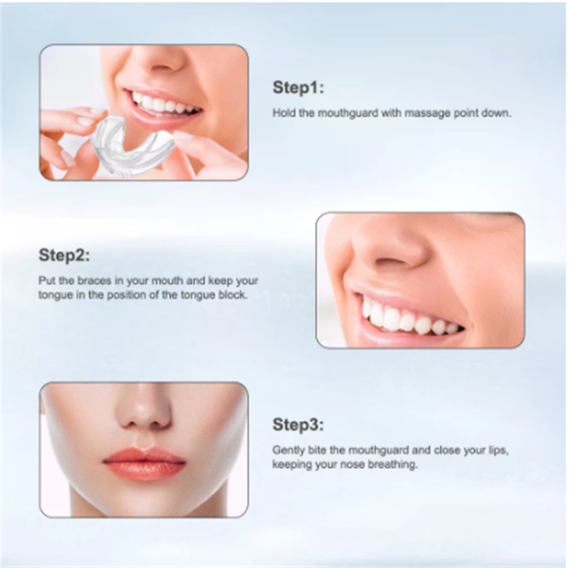 Clear Braces | 3-Stage Therapy for Crowded Teeth | Food-Grade TPE Material | Transparent Color | Orthodontic Solution