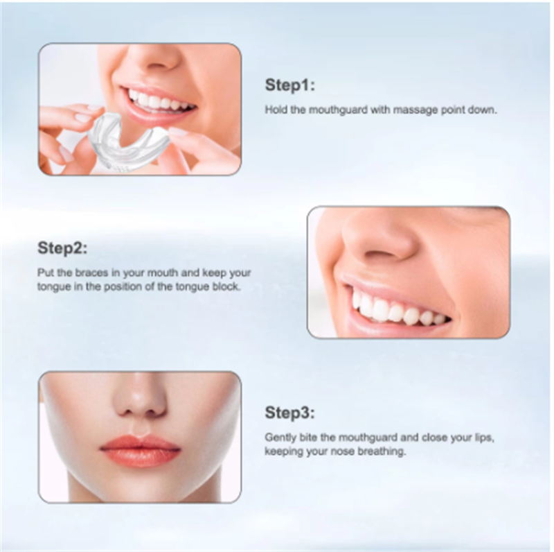 Clear Braces | 3-Stage Therapy for Crowded Teeth | Food-Grade TPE Material | Transparent Color | Orthodontic Solution - Bazaare Mart