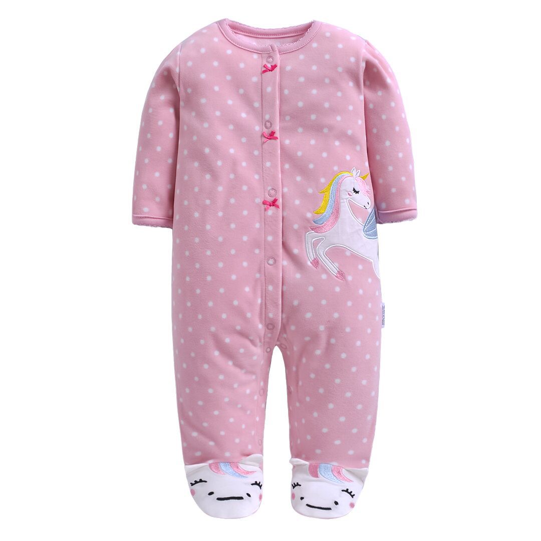 Pink Polka Dot Unicorn PJs