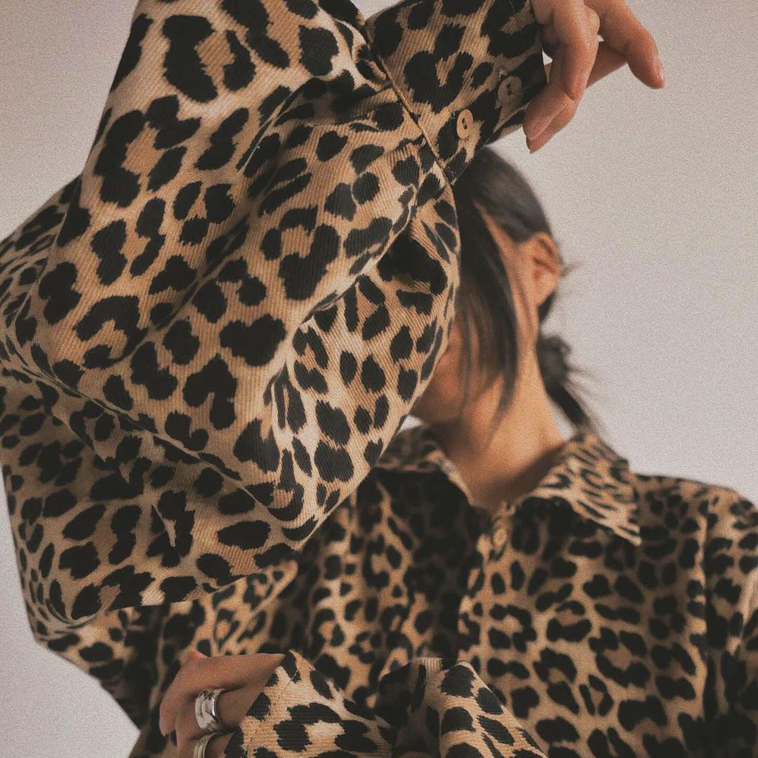 Retro Leopard Print Jacket