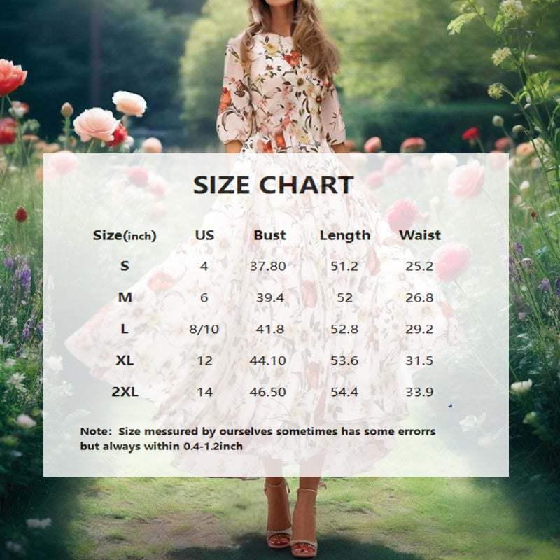 Elegant White with Red Floral Half Sleeve Midi Dress