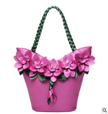 BIRDS Designer Leather Handbag 1 CJ Dropshipping Floral Bird Nest Purse