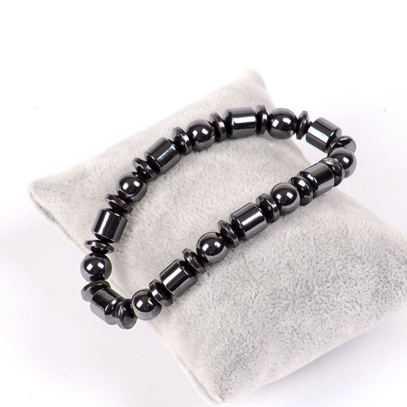 Black Stone Magnetic Therapy Bracelet